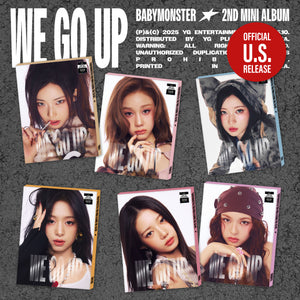 (U.S. VER.) BABYMONSTER (베이비몬스터) 2nd Mini Album - [WE GO UP] (PATTERN Ver. + POP-UP EXCLUSIVE PHOTOCARD)