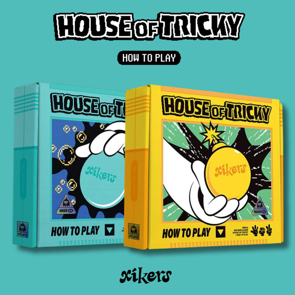 (KOR VER.) XIKERS (싸이커스) 2ND MINI ALBUM - [HOUSE OF TRICKY: How To Play] (+ EXCLUSIVE PHOTOCARD)