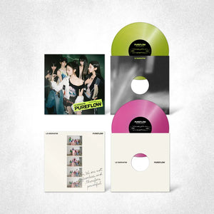 [PRE-ORDER] (KOR VER) LE SSERAFIM (르세라핌) 2nd Studio Album - [PUREFLOW pt.1] (Vinyl Ver.) - EVE PINK K-POP