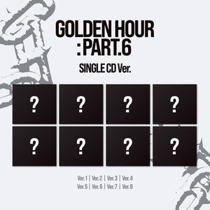 [PRE-ORDER] (U.S. VER.) ATEEZ (에이티즈) - [GOLDEN HOUR : Part.6] (Single CD)