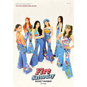 SECRET NUMBER - FIRE SATURDAY (B VER) OFFICIAL POSTER