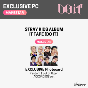 STRAY KIDS (스트레이 키즈) Album - SKZ IT TAPE [DO IT] (ACCORDION VER. +EXCLUSIVE PHOTOCARD)