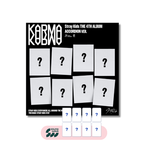 STRAY KIDS (스트레이 키즈) 4th Album - [KARMA] (ACCORDION VER. +SOUND WAVE GIFT)