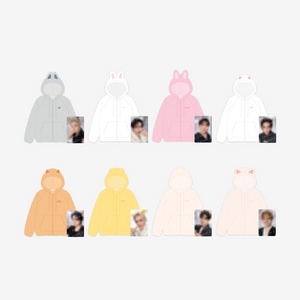 [PRE-ORDER] STRAY KIDS RUN IT MD - [SKZOO FLEECE HOOD ZIP-UP]