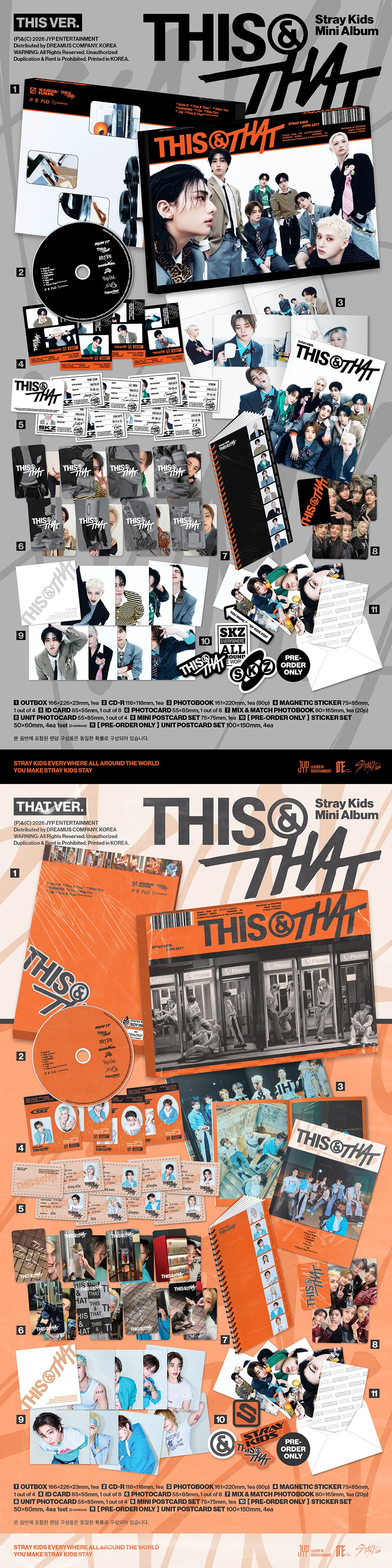 STRAY KIDS (스트레이 키즈) 10th Mini Album - [THIS & THAT]