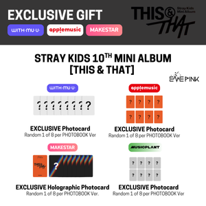 [PRE-ORDER] STRAY KIDS (스트레이 키즈) 10th Mini Album  - [THIS & THAT] (+ EXCLUSIVE PHOTOCARD) - EVE PINK K-POP