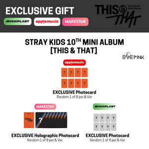 [PRE-ORDER] STRAY KIDS (스트레이 키즈) 10th Mini Album  - [THIS & THAT] (& VER. + EXCLUSIVE PHOTOCARD) - EVE PINK K-POP