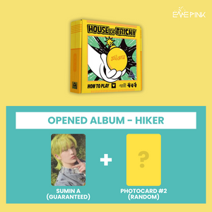 (KOR VER.) XIKERS (싸이커스) 2ND MINI ALBUM - [HOUSE OF TRICKY: How To Play] (HIKER VER. : OPENED ALBUM)