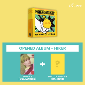 (KOR VER.) XIKERS (싸이커스) 2ND MINI ALBUM - [HOUSE OF TRICKY: How To Play] (HIKER VER. : OPENED ALBUM)