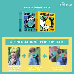 (U.S. VER.) XIKERS ALBUM - [HOUSE OF TRICKY: How To Play] (+POP-UP EXCLUSIVE PHOTOCARD : OPENED ALBUM) (+EXCLUSIVE PHOTOCARD)