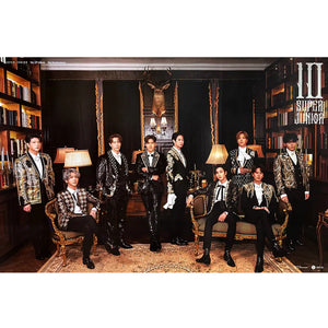 SUPER JUNIOR - THE RENAISSANCE [RENAISSANCE VER] OFFICIAL POSTER - EVE PINK K-POP