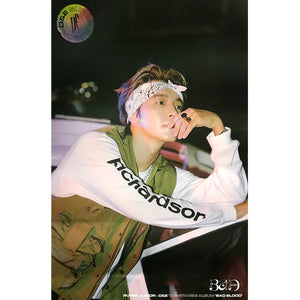 SUPER JUNIOR D&E - BAD LIAR KIT OFFICIAL POSTER - DONGHAE - EVE PINK K-POP