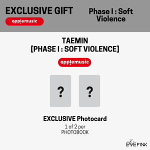 [PRE-ORDER] TAEMIN (태민) Album - [PHASE I : Soft Violence] (PHOTO BOOK Ver. + EXCLUSIVE PHOTOCARD)