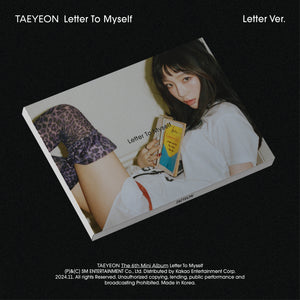TAEYEON (태연) 6TH MINI ALBUM - [LETTER TO MYSELF] (LETTER VER.)