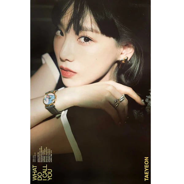 TAEYEON - WHAT DO I CALL YOU (MY DAISY VER) OFFICIAL POSTER - CONCEPT 1