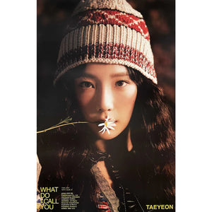 TAEYEON - WHAT DO I CALL YOU (MY DAISY VER) OFFICIAL POSTER - CONCEPT 2