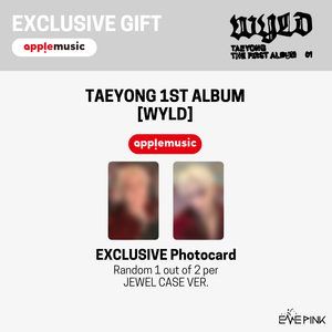 [PRE-ORDER] TAEYONG (태용) 1st Album - [WYLD] (Jewel Case Ver. + EXCLUSIVE PHOTOCARD) - EVE PINK K-POP