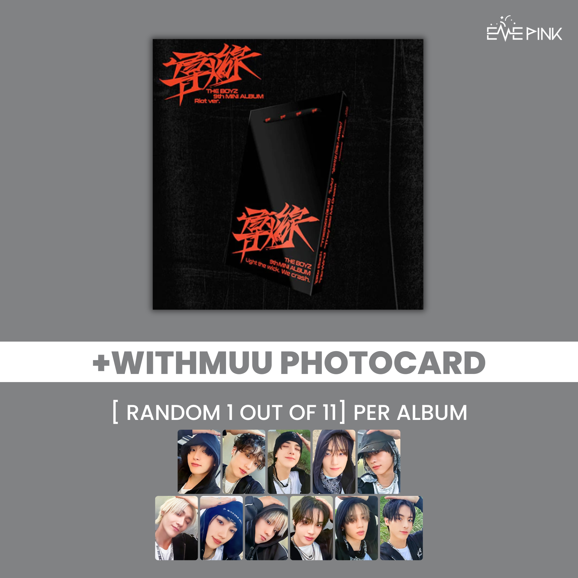 THE BOYZ (더보이즈) 9TH MINI ALBUM - [導火線 (도화선)] (+