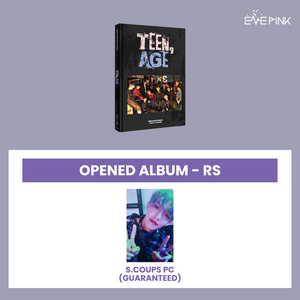 SEVENTEEN (세븐틴) 2ND ALBUM - [TEEN, AGE] (RE-RELEASE) (RS VER. : OPENED ALBUM) - EVE PINK K-POP