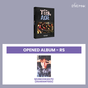 SEVENTEEN (세븐틴) 2ND ALBUM - [TEEN, AGE] (RE-RELEASE) (RS VER. : OPENED ALBUM) - EVE PINK K-POP