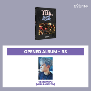 SEVENTEEN (세븐틴) 2ND ALBUM - [TEEN, AGE] (RE-RELEASE) (RS VER. : OPENED ALBUM) - EVE PINK K-POP