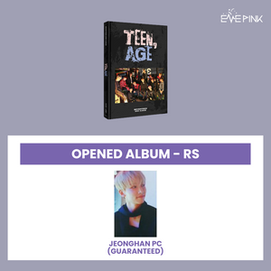 SEVENTEEN (세븐틴) 2ND ALBUM - [TEEN, AGE] (RE-RELEASE) (RS VER. : OPENED ALBUM) - EVE PINK K-POP