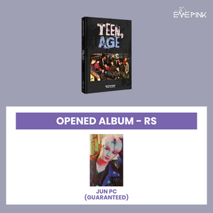 SEVENTEEN (세븐틴) 2ND ALBUM - [TEEN, AGE] (RE-RELEASE) (RS VER. : OPENED ALBUM) - EVE PINK K-POP