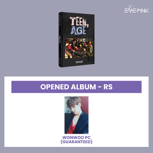 SEVENTEEN (세븐틴) 2ND ALBUM - [TEEN, AGE] (RE-RELEASE) (RS VER. : OPENED ALBUM) - EVE PINK K-POP