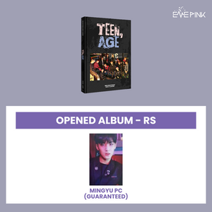 SEVENTEEN (세븐틴) 2ND ALBUM - [TEEN, AGE] (RE-RELEASE) (RS VER. : OPENED ALBUM) - EVE PINK K-POP