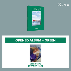SEVENTEEN (세븐틴) 2ND ALBUM - [TEEN, AGE] (RE-RELEASE) (GREEN VER. : OPENED ALBUM)