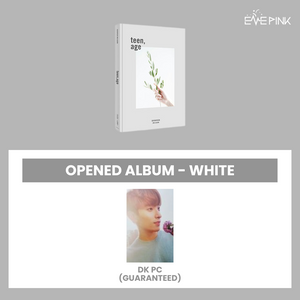 SEVENTEEN (세븐틴) 2ND ALBUM - [TEEN, AGE] (RE-RELEASE) (WHITE VER. : OPENED ALBUM)