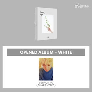 SEVENTEEN (세븐틴) 2ND ALBUM - [TEEN, AGE] (RE-RELEASE) (WHITE VER. : OPENED ALBUM)