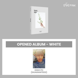 SEVENTEEN (세븐틴) 2ND ALBUM - [TEEN, AGE] (RE-RELEASE) (WHITE VER. : OPENED ALBUM)