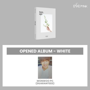SEVENTEEN (세븐틴) 2ND ALBUM - [TEEN, AGE] (RE-RELEASE) (WHITE VER. : OPENED ALBUM)