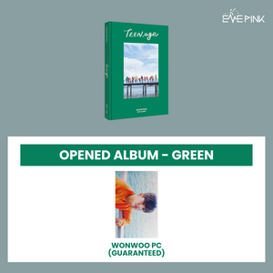 SEVENTEEN (세븐틴) 2ND ALBUM - [TEEN, AGE] (RE-RELEASE) (GREEN VER. : OPENED ALBUM)