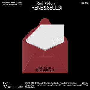 Red Velvet IRENE & SEULGI (레드벨벳 아이린&슬기) 2ND Mini Album - [TILT] (QR Ver. 스마트앨범)