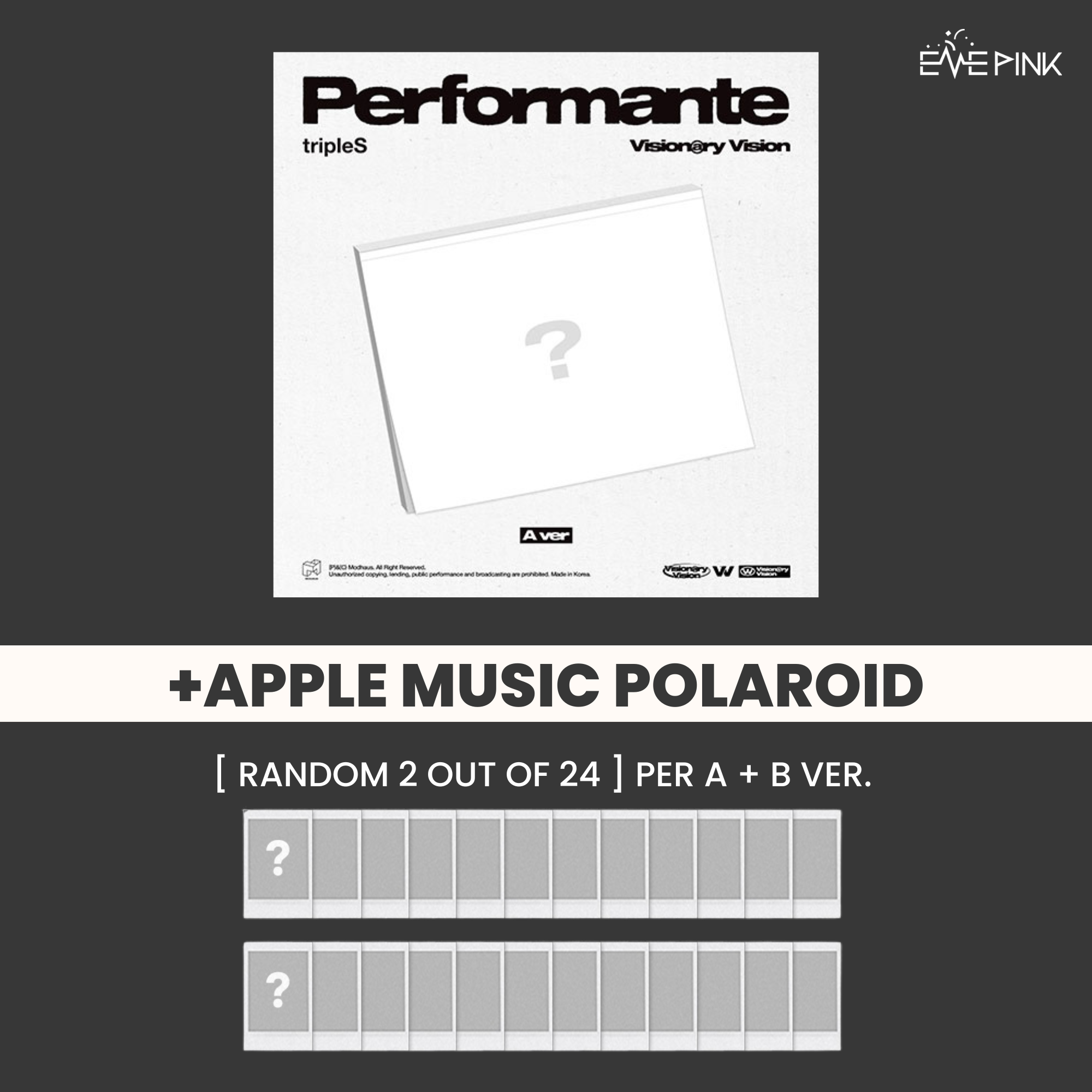 tripleS (트리플에스) ALBUM - [Visionary Vision 'Performante'] (+