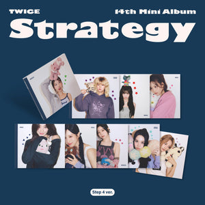 TWICE (트와이스) 14TH MINI ALBUM - [STRATEGY] (STEP4 VER. +EXCLUSIVE PHOTOCARD)