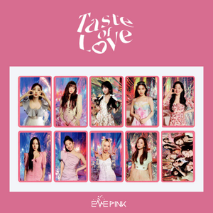 TWICE (트와이스) - [Taste of Love] OFFICIAL PHOTOCARD (PINK VERSION) - EVE PINK K-POP
