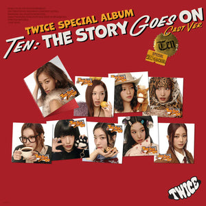 TWICE (트와이스) Special Album - [TEN: The Story Goes On] (Cast Ver.) - EVE PINK K-POP