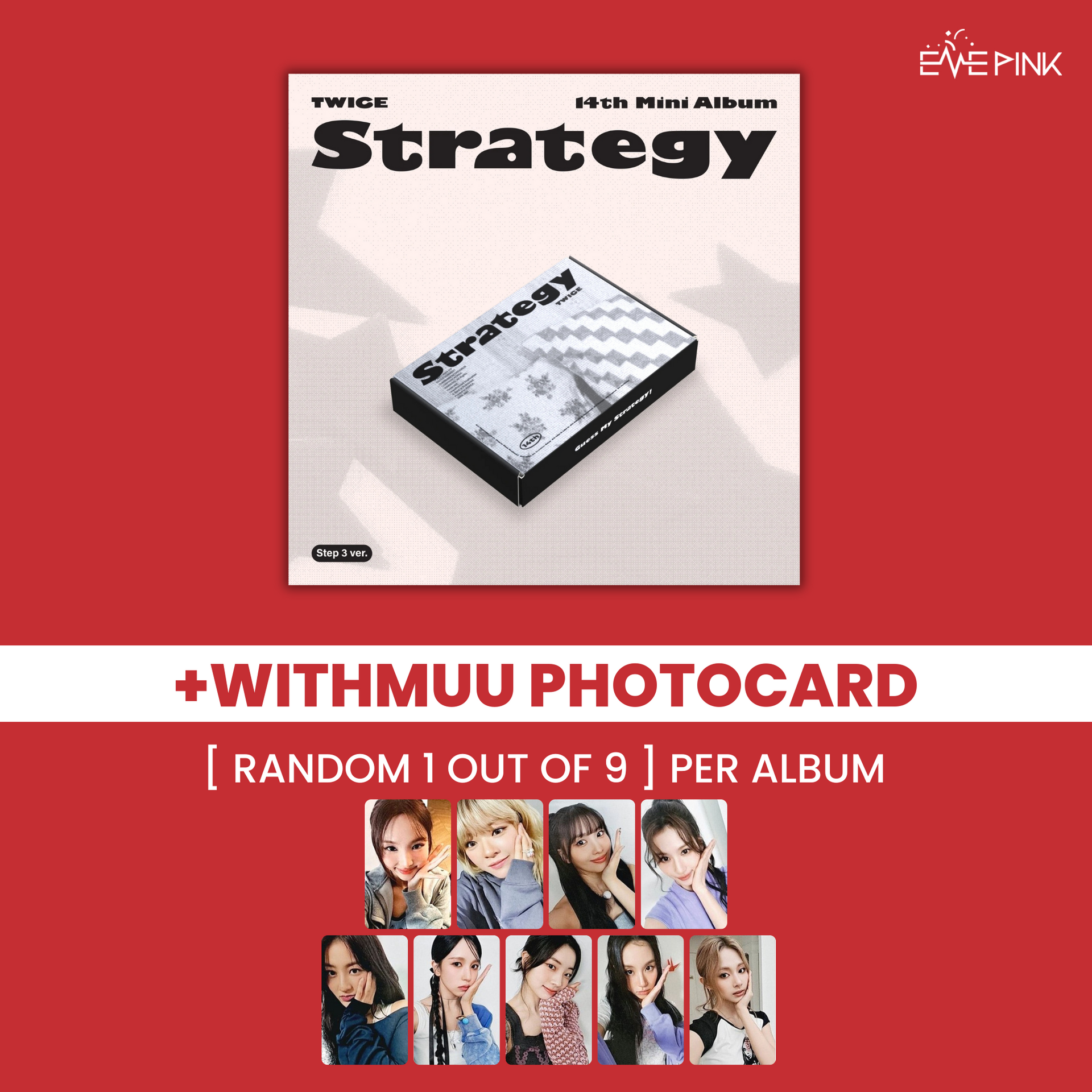 TWICE (트와이스) 14TH MINI ALBUM - [STRATEGY] (+EXCLUSIVE