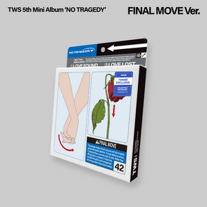 [PRE-ORDER] (U.S. VER.) TWS (투어스) 5th Mini Album - [NO TRAGEDY] (BOXSET VER. + hello82 EXCLUSIVE PHOTOCARD) - EVE PINK K-POP