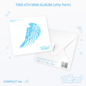 (U.S. VER.) TWS (투어스) 4th Mini Album - [play hard] (COMPACT VER.)