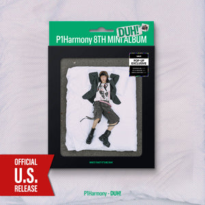 (U.S. VER.) P1HARMONY (피원하모니) 8TH MINI ALBUM - [DUH!] (COMPACT/ H VER. +POP-UP EXCLUSIVE PHOTOCARD)