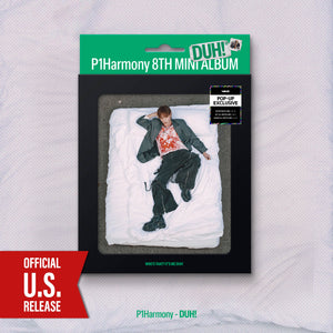 (U.S. VER.) P1HARMONY (피원하모니) 8TH MINI ALBUM - [DUH!] (COMPACT/ H VER. +POP-UP EXCLUSIVE PHOTOCARD)