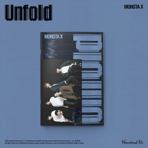 [AUTOGRAPHED CD] (U.S. VER.) MONSTA X (몬스타엑스) Album - [Unfold] (Photobook) - EVE PINK K-POP