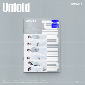 (U.S. VER.) MONSTA X (몬스타엑스) Album - [Unfold] (Photobook + hello82 EXCLUSIVE PHOTOCARD) - EVE PINK K-POP