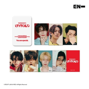 ENHYPEN (엔하이픈) ROMANCE: UNTOLD MD - [3D LENTICULAR MINI CARD & TIN CASE SET]