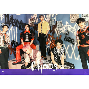 VICTON - CHAOS (CONTROL VER) OFFICIAL POSTER - EVE PINK K-POP