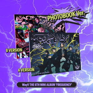 WAYV (웨이션브이) 6TH MINI ALBUM - [FREQUENCY] (PHOTOBOOK VER.) - EVE PINK K-POP